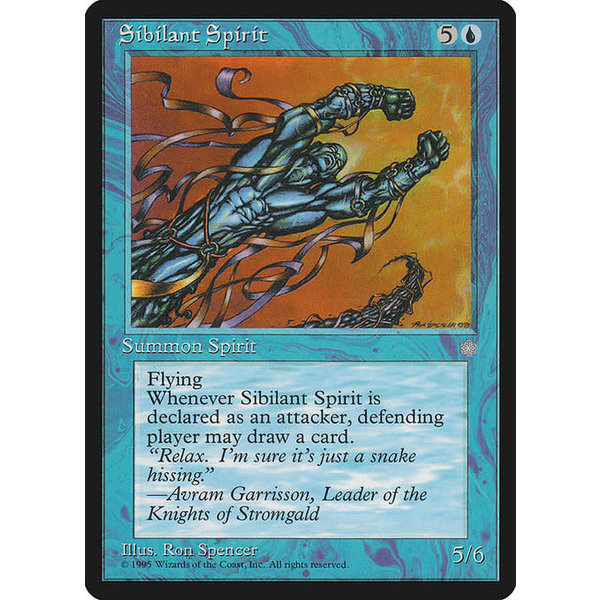 Magic: The Gathering Sibilant Spirit (097) Moderately Played