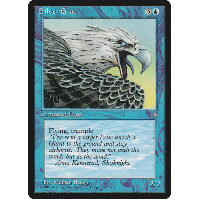 Magic: The Gathering Silver Erne (098) Lightly Played