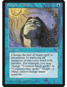 Magic: The Gathering Sleight of Mind (099) Lightly Played