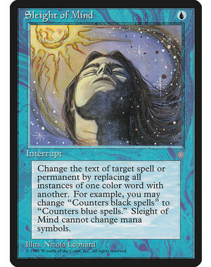 Magic: The Gathering Sleight of Mind (099) Lightly Played