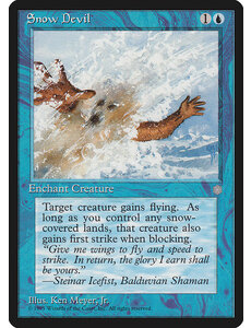 Magic: The Gathering Snow Devil (100) Lightly Played