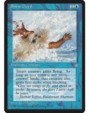 Magic: The Gathering Snow Devil (100) Lightly Played
