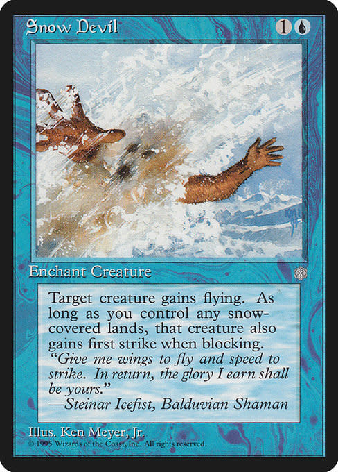 Magic: The Gathering Snow Devil (100) Lightly Played - Kingslayer Games