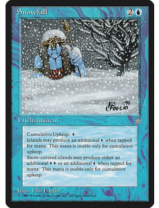 Magic: The Gathering Snowfall (101) Heavily Played