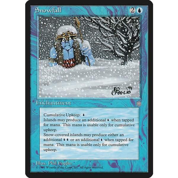 Magic: The Gathering Snowfall (101) Heavily Played