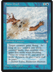 Magic: The Gathering Snow Devil (100) Moderately Played