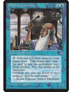 Magic: The Gathering Soldevi Machinist (102) Moderately Played