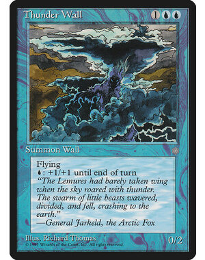 Magic: The Gathering Thunder Wall (104) Moderately Played