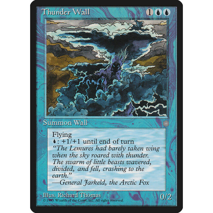 Magic: The Gathering Thunder Wall (104) Lightly Played