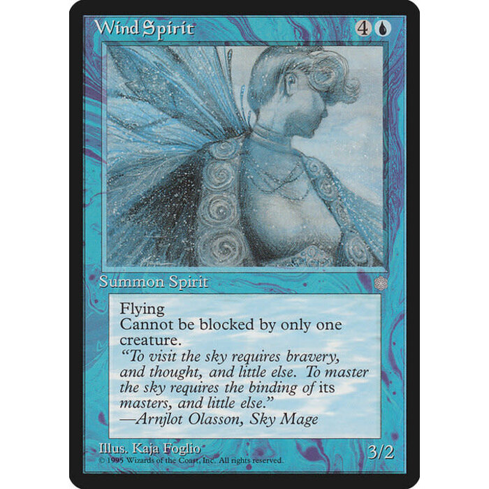 Magic: The Gathering Wind Spirit (106) Lightly Played