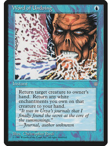 Magic: The Gathering Word of Undoing (108) Lightly Played