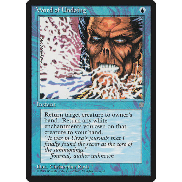 Magic: The Gathering Word of Undoing (108) Lightly Played