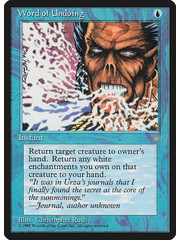 Magic: The Gathering Word of Undoing (108) Moderately Played