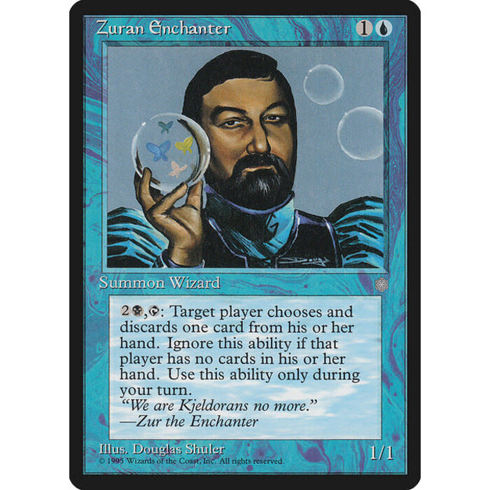 Magic: The Gathering Zuran Enchanter (111) Lightly Played