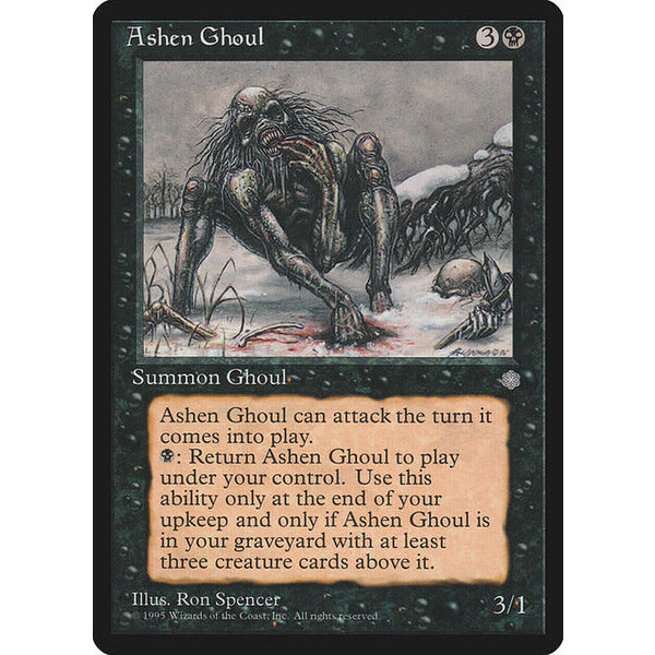 Magic: The Gathering Ashen Ghoul (114) Heavily Played