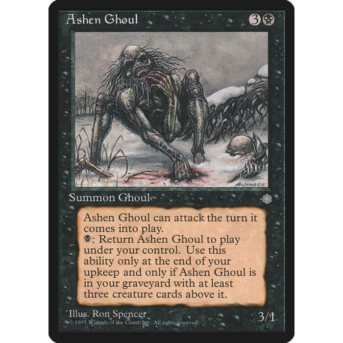 Magic: The Gathering Ashen Ghoul (114) Moderately Played
