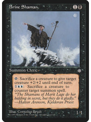 Magic: The Gathering Brine Shaman (115) Heavily Played