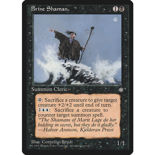 Magic: The Gathering Brine Shaman (115) Moderately Played