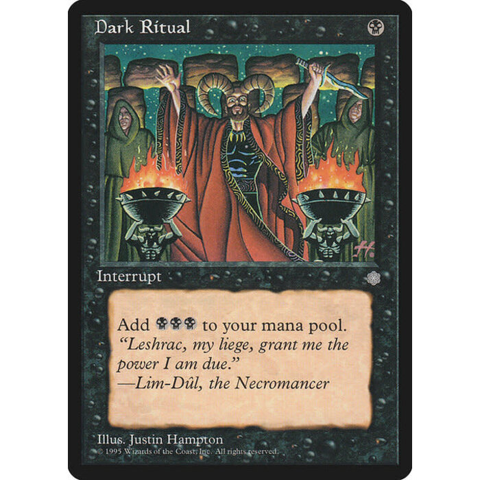 Magic: The Gathering Dark Ritual (120) Moderately Played