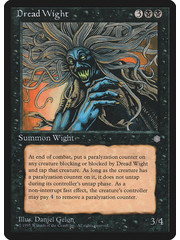 Magic: The Gathering Dread Wight (122) Heavily Played