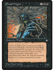 Magic: The Gathering Dread Wight (122) Heavily Played