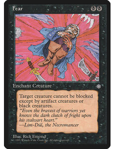 Magic: The Gathering Fear (124) Moderately Played