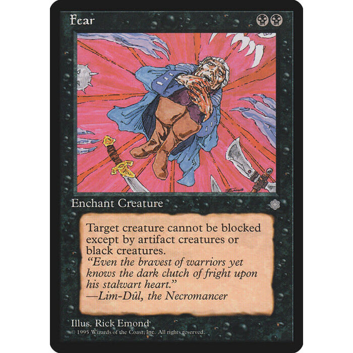 Magic: The Gathering Fear (124) Lightly Played