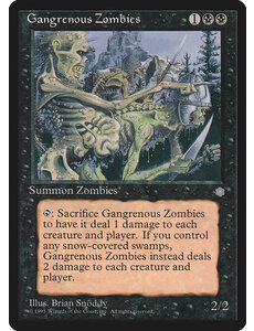 Magic: The Gathering Gangrenous Zombies (127) Heavily Played