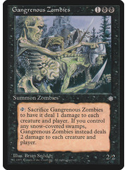 Magic: The Gathering Gangrenous Zombies (127) Lightly Played