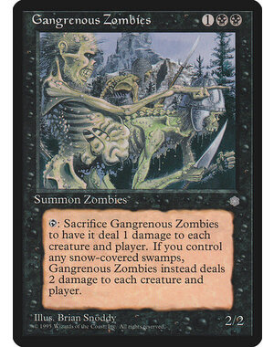 Magic: The Gathering Gangrenous Zombies (127) Lightly Played