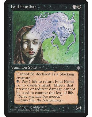 Magic: The Gathering Foul Familiar (126) Moderately Played