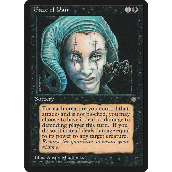 Magic: The Gathering Gaze of Pain (128) Heavily Played
