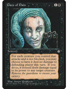 Magic: The Gathering Gaze of Pain (128) Moderately Played