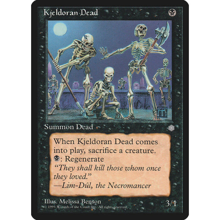 Magic: The Gathering Kjeldoran Dead (137) Heavily Played