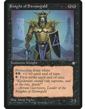 Magic: The Gathering Knight of Stromgald (138) Lightly Played
