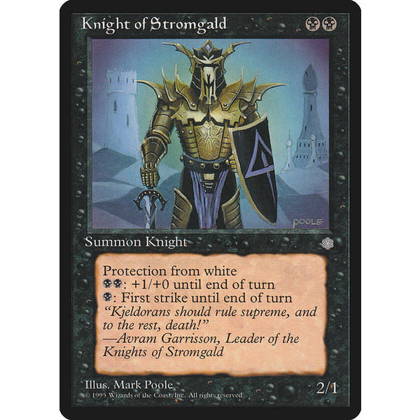 Magic: The Gathering Knight of Stromgald (138) Lightly Played