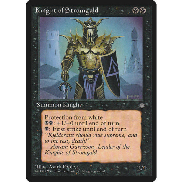 Magic: The Gathering Knight of Stromgald (138) Heavily Played