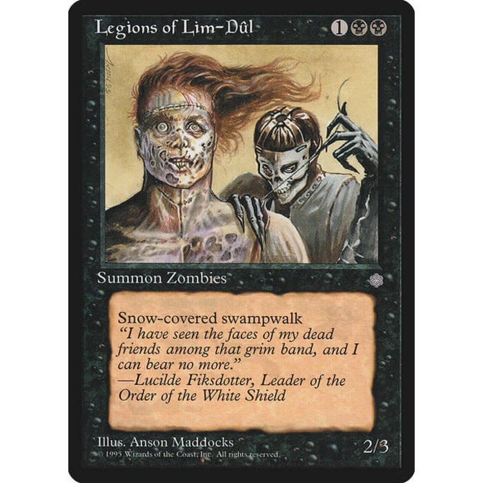 Magic: The Gathering Legions of Lim-Dul (142) Lightly Played
