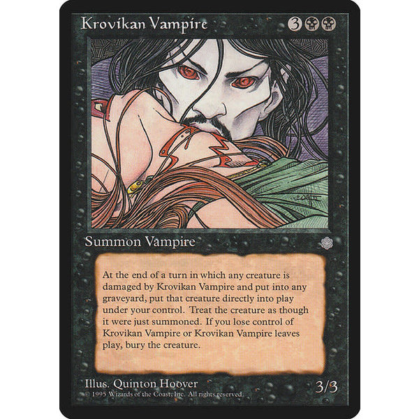 Magic: The Gathering Krovikan Vampire (141) Lightly Played