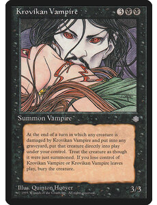 Magic: The Gathering Krovikan Vampire (141) Moderately Played