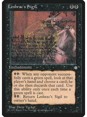Magic: The Gathering Leshrac's Sigil (144) Heavily Played
