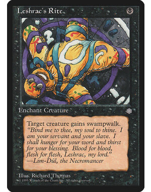 Magic: The Gathering Leshrac's Rite (143) Heavily Played