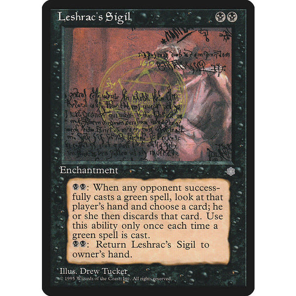 Magic: The Gathering Leshrac's Sigil (144) Lightly Played