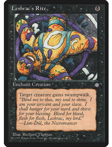 Magic: The Gathering Leshrac's Rite (143) Moderately Played