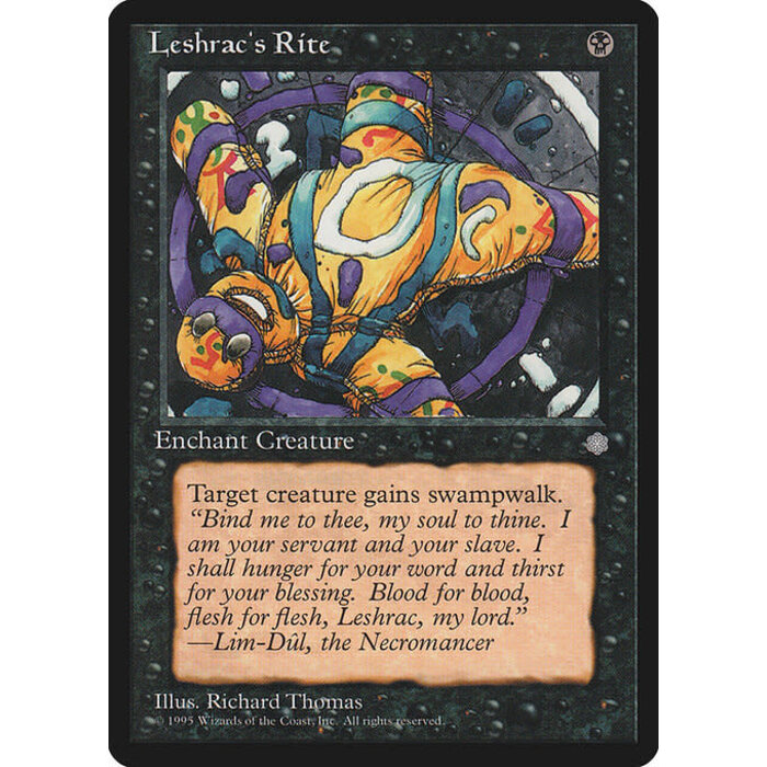 Magic: The Gathering Leshrac's Rite (143) Moderately Played