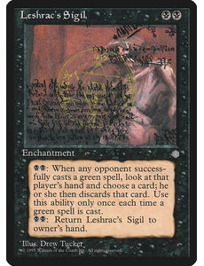 Magic: The Gathering Leshrac's Sigil (144) Moderately Played