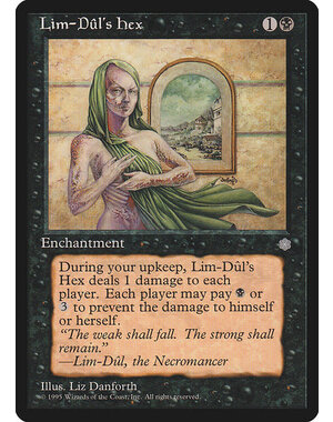 Magic: The Gathering Lim-Dul's Hex (146) Heavily Played