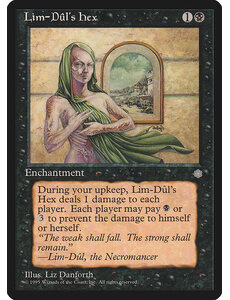 Magic: The Gathering Lim-Dul's Hex (146) Lightly Played
