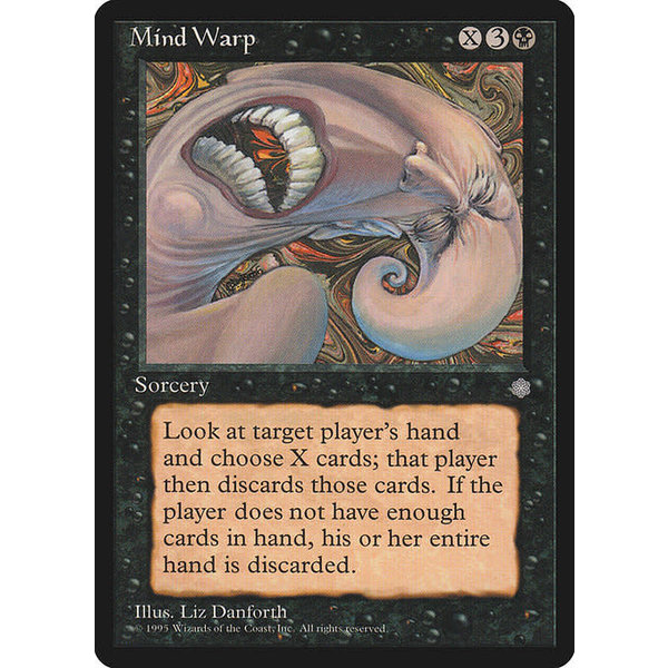 Magic: The Gathering Mind Warp (148) Moderately Played