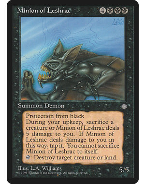 Magic: The Gathering Minion of Leshrac (150) Lightly Played